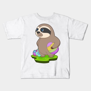 Sloth Easter Easter eggs Kids T-Shirt